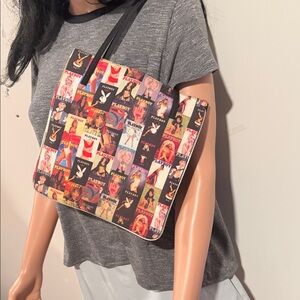 PLAYBOY Colorful Graphic Tote Bag